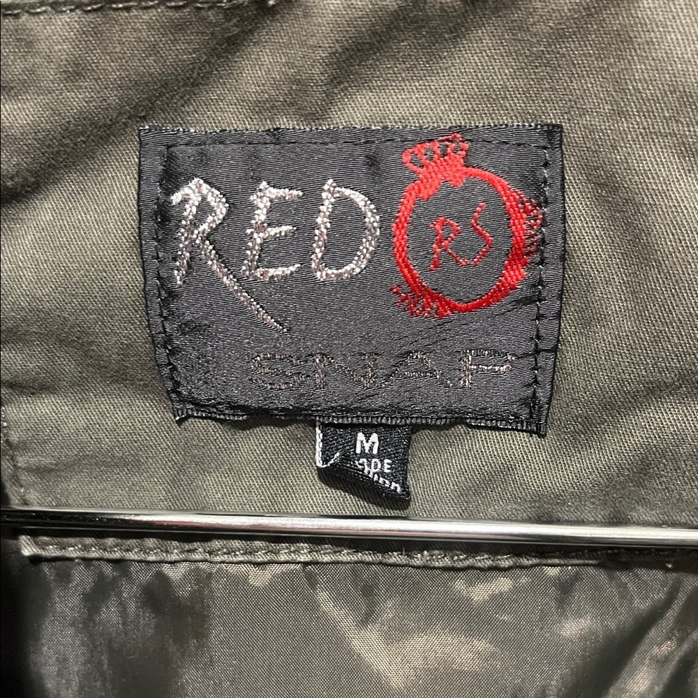 Red Kids Dark Green military jacket - Picture 2 of 4